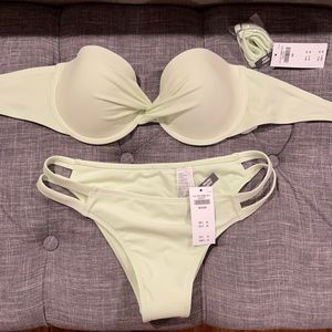 NWT A&F light green bikini